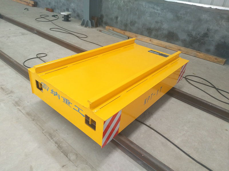 Cable Reel Powered Warehouse Flat Car na železnici z daljinskim upravljalnikom