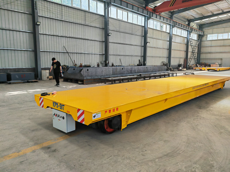50 ton prilagojenih materialov železniški transportni voziček