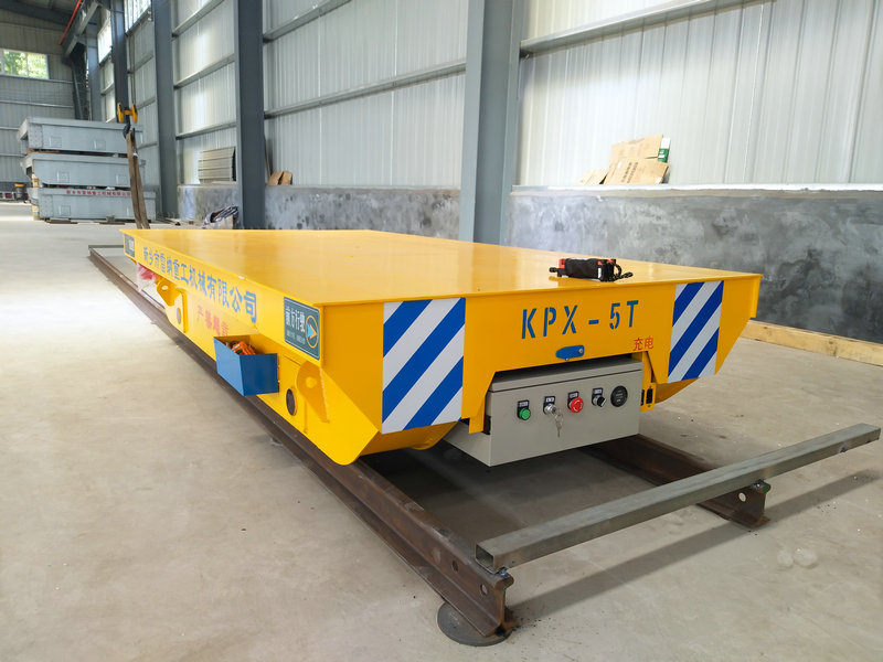 Jeklene cevi 5 Tons Battery Rail Transfer Trolley