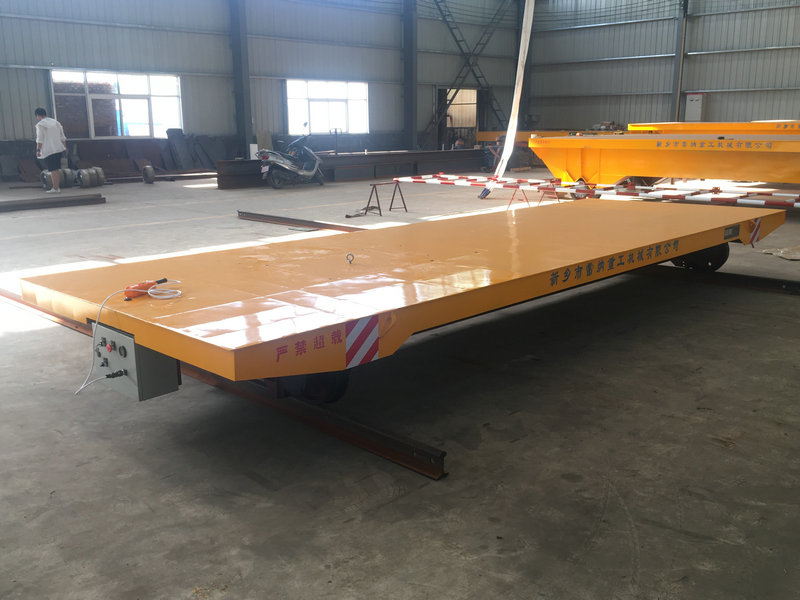 15 ton industrijski električni železniški ravni voziček