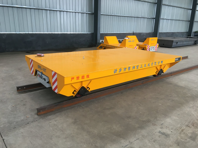 Heavy Duty Rail Powered transportni voziček Flat Trolley